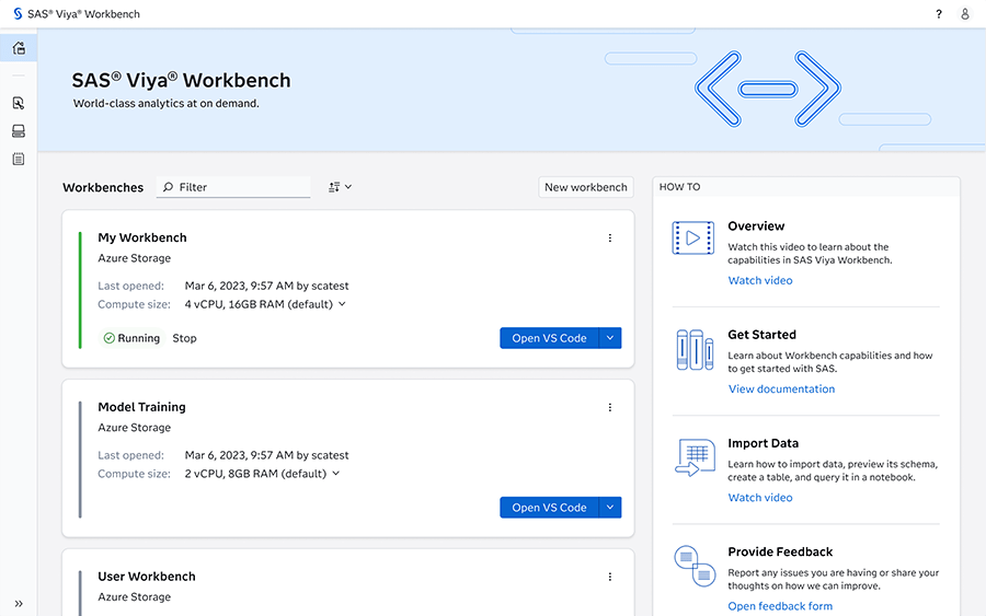 Sas Announces General Availability Of Sas Viya Workbench Developer