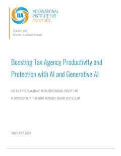 Boosting Tax Agency Productivity and Protection with AI and Generative AI