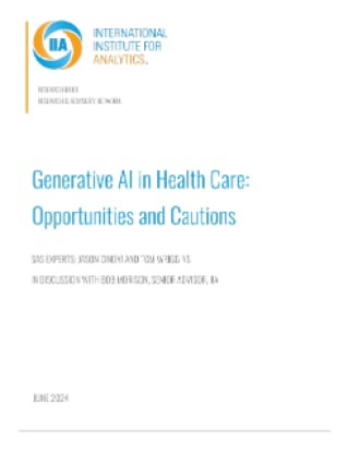 Generative AI in Health Care: Opportunities and Cautions