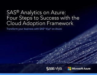 SAS® Analytics on Azure: Four Steps to Success with the Cloud Adoption Framework