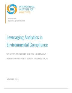 Leveraging Analytics in Environmental Compliance