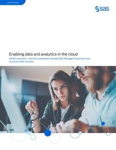 Enabling data and analytics in the cloud