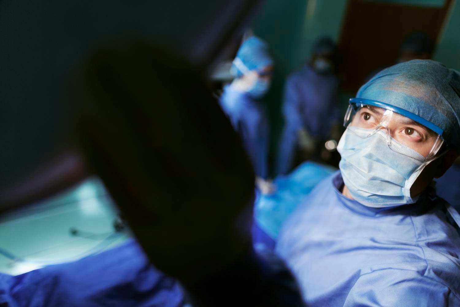 Doctor in operating room